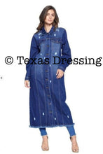 Cargar imagen en el visor de la galería, Locomotive - Long Denim Jacket