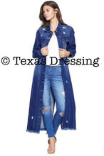 Cargar imagen en el visor de la galería, Locomotive - Long Denim Jacket