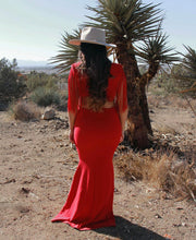 Cargar imagen en el visor de la galería, I Feel Like A Woman - Long Mermaid Fringe Gown / Dress