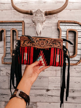 Load image into Gallery viewer, Baha Desert Sunrise Serape Wristlet
