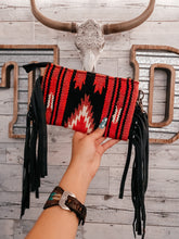 Load image into Gallery viewer, Baha Desert Sunrise Serape Wristlet