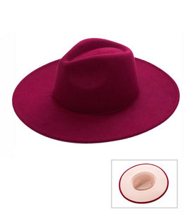 Burgundy Wool Hat