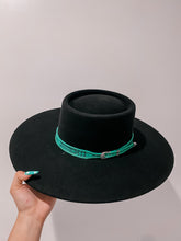 Load image into Gallery viewer, Gamblin’ - Black &amp; Turquoise Band