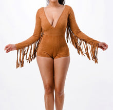 Load image into Gallery viewer, Flatliner - Bodysuit (Romper) In Camel