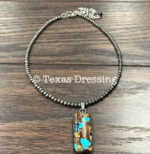 Load image into Gallery viewer, Beth - Navajo Beaded Necklace w/ Pendant