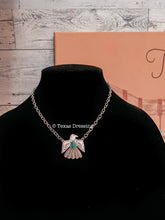 Load image into Gallery viewer, Roam Free Turquoise Thunderbird Necklace