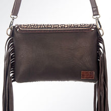 Load image into Gallery viewer, Bailey - Cowhide Leather Fringe Crossbody