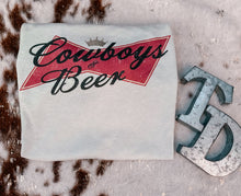 Load image into Gallery viewer, Cowboys &amp; Beer T-Shirt