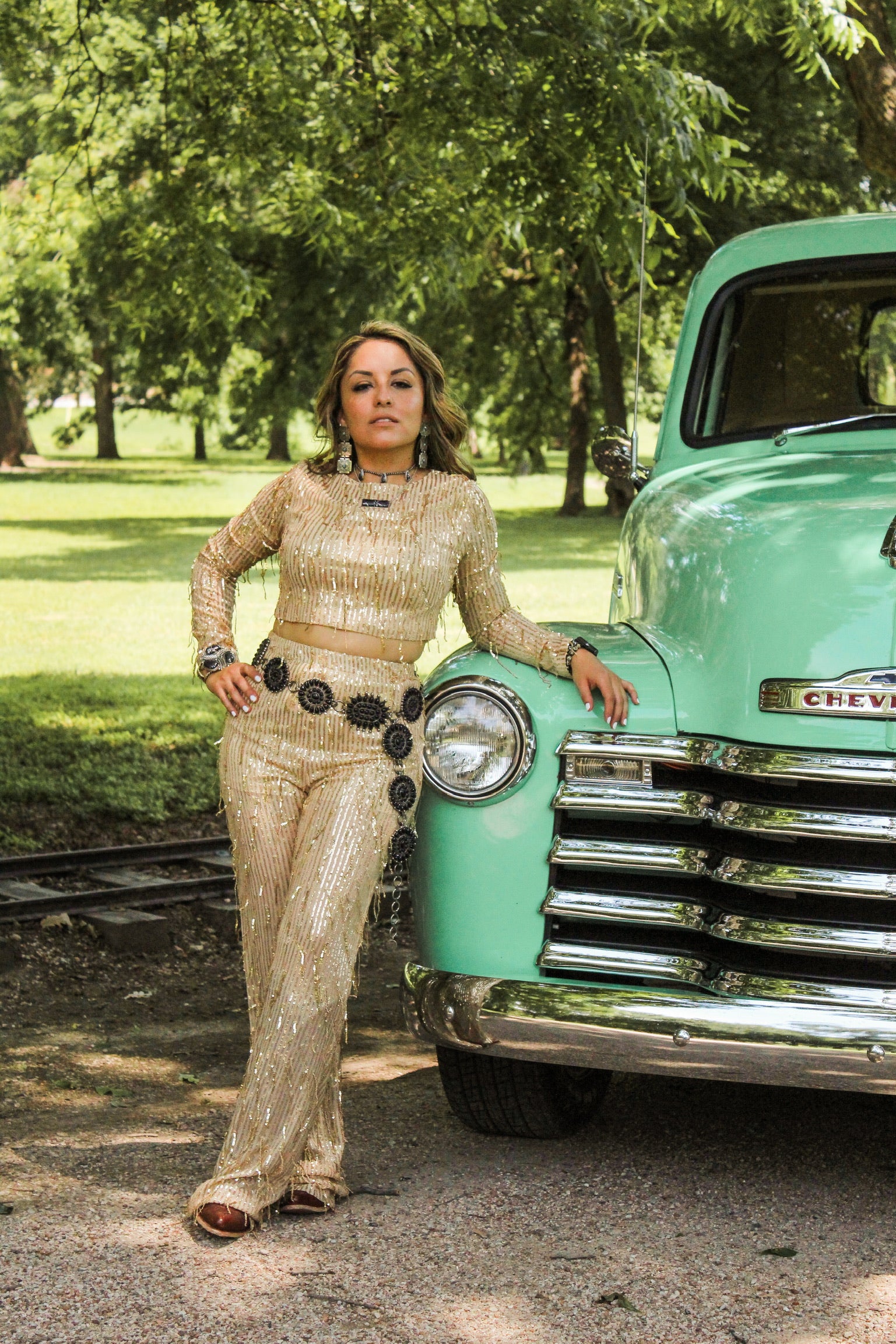 Luck Be A Lady Gold 2 Piece Set – Texas Dressing