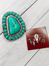 Load image into Gallery viewer, Shiner  - Turquoise Jumbo Ring