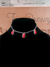 Load image into Gallery viewer, Flatliner Choker - Coral (red)