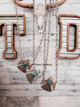 Load image into Gallery viewer, Roam Free Turquoise Thunderbird Necklace