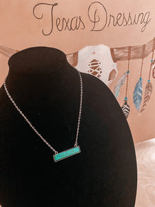 Rae Necklace (Turquoise)