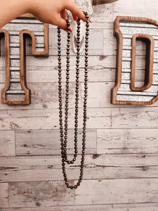 Long Navajo Bead Style Necklace