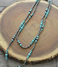 Load image into Gallery viewer, Cia Long Turquoise &amp; Navajo Necklace