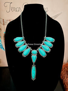 Fly Away - Turquoise Necklace