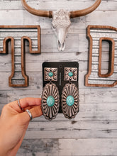 Load image into Gallery viewer, Marfa Turquoise Concho Earring