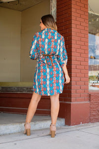 Geraldene - Long Pearl Snap Tunic / Dress