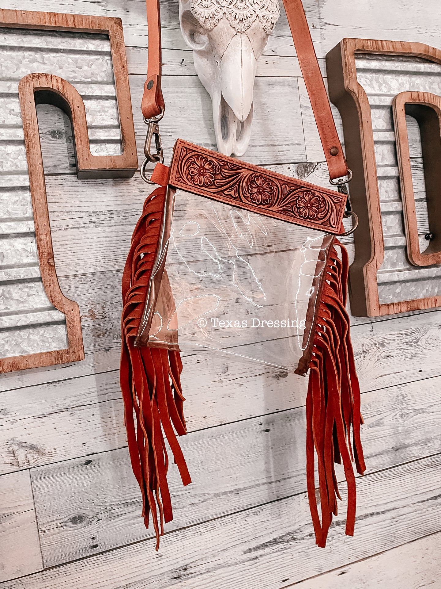 Take Me To The Rodeo - Clear Crossbody