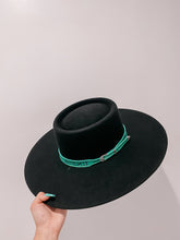 Load image into Gallery viewer, Gamblin’ - Black &amp; Turquoise Band