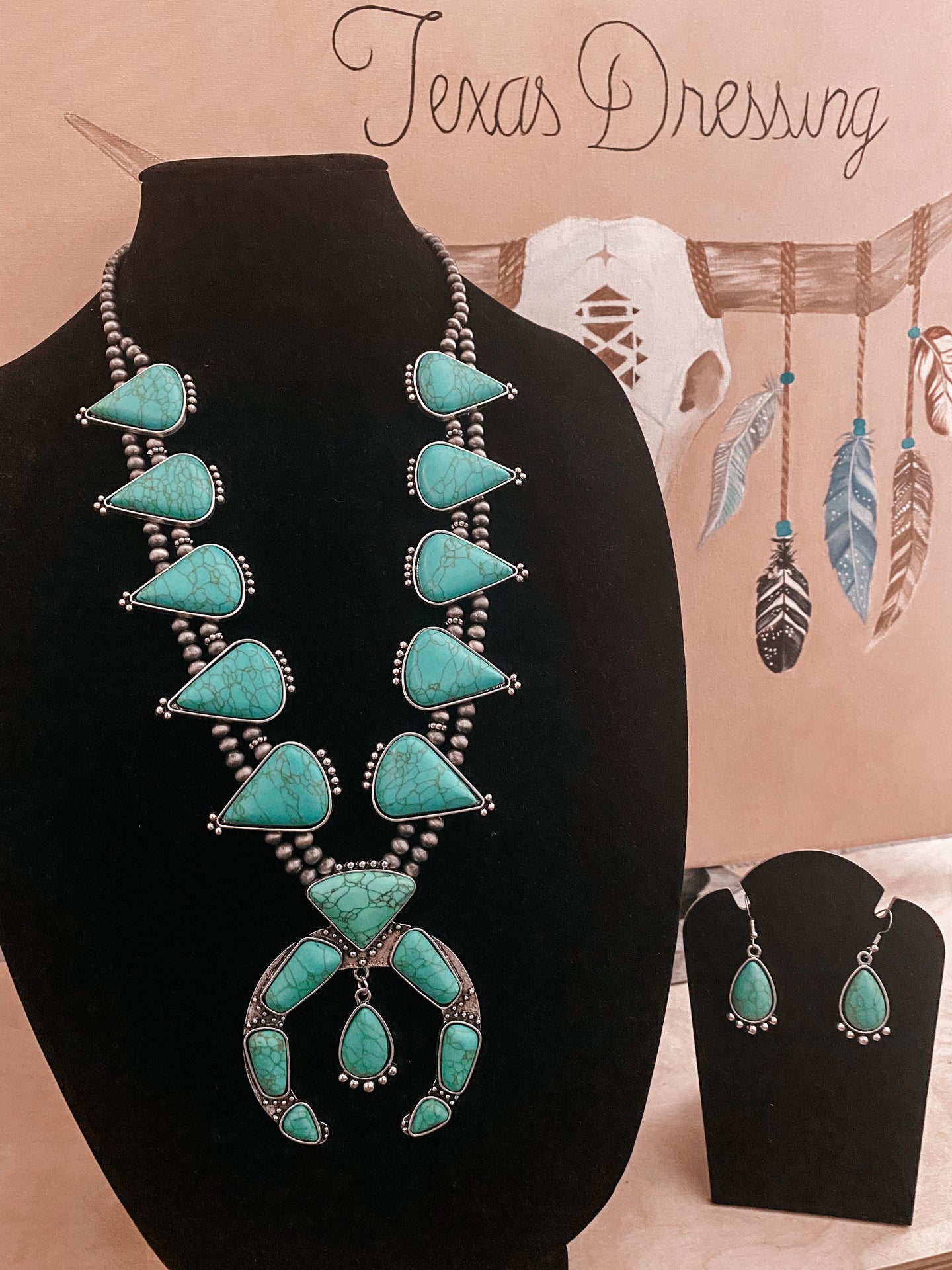 Lavado Necklace Set (turquoise)